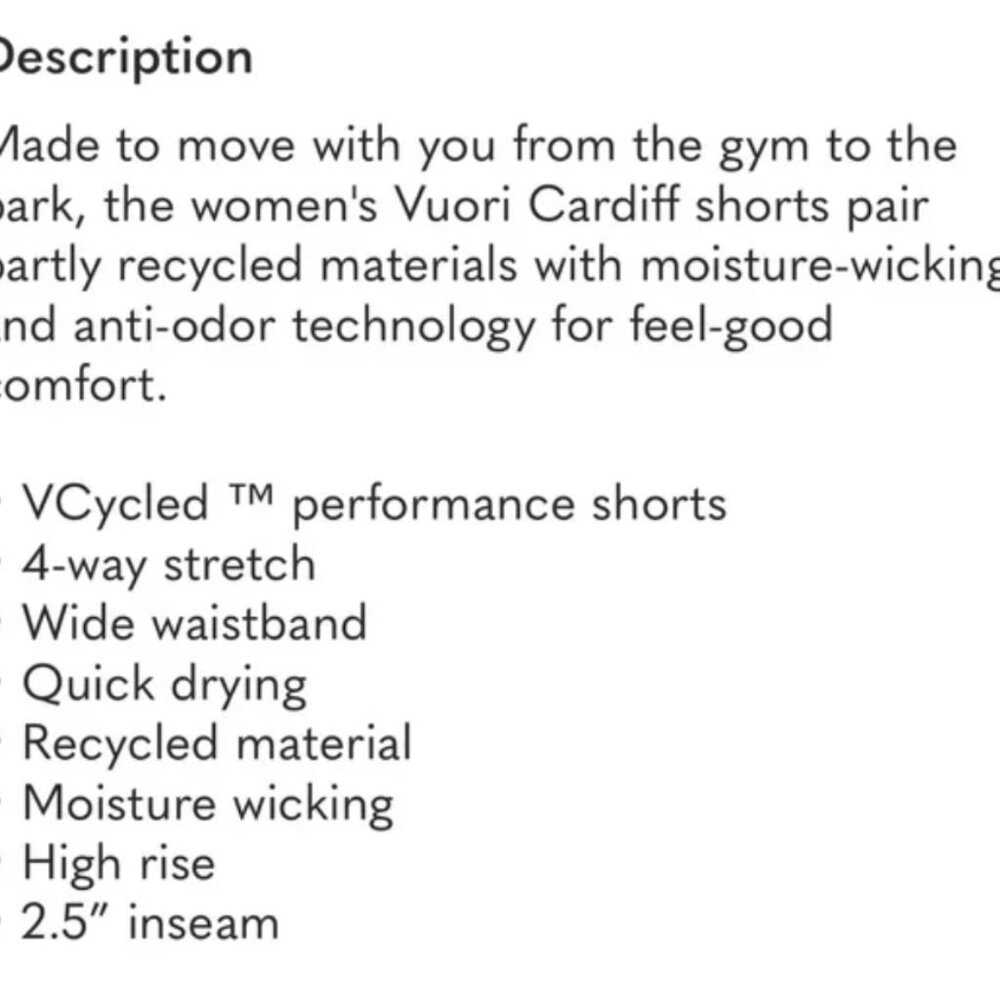 Vuori Cardiff Shorts (Charcoal) - Picture 3 of 9